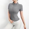 Tiro Especial VIP de Cuello Alto, Ropa de Yoga Ajustada con Protección Solar, Adelgazante para Yoga, Anti-Exposición, Se Puede Usar Afuera, Transpirable para Exteriores