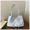 Bolsa de Ombro Tendência e Estilosa deste Ano para Mulheres 2026 Nova Bolsa de Mão Grande com Laço Bolsa de Ombro Bolsa Tote