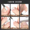 Faca de pedicure de aço inoxidável conjunto de 6 peças conjunto profissional de ferramentas para cuidados com as unhas com bolsa de armazenamento, lixa de unha, tesoura de cutícula, faca de pedicure