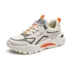 Zapatos Nuevos para Hombre, Zapatos Casuales de Suela Gruesa para Otoño tipo "Dad Shoes", Tenis de Moda Simples y Modernos, Zapatos Versátiles para Correr para Estudiantes