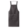 Delantal de mezclilla sin mangas con bolsillo, delantal grueso, logotipo imprimible, ropa de trabajo resistente al desgaste, bolsillo de cintura para cocina para hombre y mujer