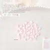 Joias para Nail Art Coração Fita Laço Flor Rasteirinhas Coração de Pêssego Cor de Pele Resina Decoração de Unha Usável 50 Peças