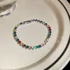 Pulsera de Estilo Coreano Ins con Cierre Redondo de Circonita, Pulsera de Lujo Ligero de Gama Alta, Joyería Vintage Exquisita Personalizada para Mujeres