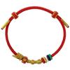 Pulsera de Cuerda Roja del Año del Zodíaco 2026, Pulsera del Zodíaco para el Año de la Serpiente, Tejida a Mano, Se Puede Usar con Colgantes, Regalo para Hombres y Mujeres