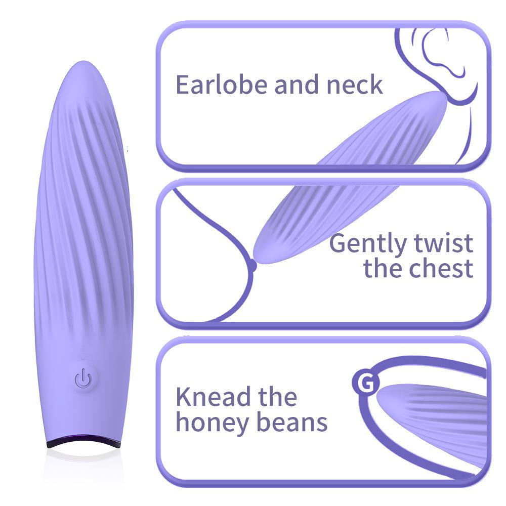 详情3跨境螺纹震动棒多频振动强震迷你AV棒跳蛋女用自慰器成人