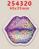 Nuevos Accesorios Acrílicos con Fondo Transparente Accesorios para Joyería DIY de Resina Parche Pasador de Pelo Pasador A147464
