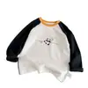 Camiseta Raglan Manga Longa 2026 Infantil 10A Algodão Lycra Antibacteriano Sem Costura, Camiseta Básica Manga Longa, Top Interno