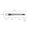 Pincel de Máscara Facial Duplo com Espátula para Aplicação de Base Amazon Transfronteiriço, Pincel de Máscara de Argila com Cerdas Macias para Salões de Beleza