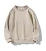 600g Ropa de Comercio Exterior Capa Interior Sudadera Manga Larga Capa Base Personalizable Versátil Holgada Con Terciopelo Tendencia Celebridad de Internet Transmisión en Vivo Ventas Directas de Fábrica