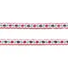 Ribete de Encaje Bordado Floral Estilo Étnico, Ribete de Encaje de Flores Pequeñas Fresco Pastoral, Ropa DIY, Accesorios para el Cabello, Accesorios de Tela