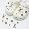 2026 Nueva Decoración de Zapato con Agujeros de Mariposa de Cristal Hebilla Pedrería Perla Accesorios para Pantuflas Sandalias Hebilla de Zapato Flor de Zapato DIY