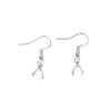 Accesorios para pendientes de acero inoxidable, directos de fábrica, gancho para la oreja con gancho de resorte, hebilla de semilla de melón, material para accesorios de joyería DIY