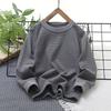 Camiseta Interior de Moda a Rayas de Cuello Redondo para Niños, Esencial para Uniforme Escolar, Venta al por Mayor de una Pieza desde Fábrica de Exportación de Qingdao, Se Puede Usar Afuera