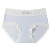 Ropa Interior Nueva Estilo Deportivo para Mujer 50 Piezas Algodón Peinado Sin Costuras Letras Cintura Media Algodón 7A Entrepierna Antibacteriana Cómodo Triángulo