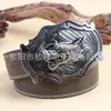 Torneira estilo nacional fivela de prata fivela de placa com vários estilos de cinto homens e mulheres Joker cross-border fornecimento Amazon