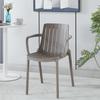 [Una pieza en nombre del cabello] Respaldo de Silla de Plástico Engrosado Silla para Exterior Ahorradora de Espacio para Apartamento Pequeño Silla de Comedor Apilable para Cafetería