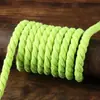 Corda de algodão de três fios DIY tecelagem artesanal corda decorativa para tubo de água corda de amarração resistente ao desgaste corda para tubo de ar condicionado corda de juta grossa branca