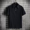 Versátiles Delgados Casuales Nuevo Estilo Cuello Solapa Modernos Verano Tops para Hombre Camisas de Manga Corta para Hombre Mangas Medias para Hombre