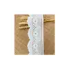 Encaje Bordado en Stock de Fabricantes, Encaje Perforado de Hilo de Algodón Soluble en Agua para Faldas de Mujer, Accesorios de Encaje, Encaje de Algodón Hueco al por Mayor