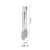 Pinza de silicona para alimentos de acero inoxidable 304, pinza para alimentos, pinza para postres, pinza para hielo, pinza para hielo, pinza para hielo, pinza para azúcar, pinza para hielo