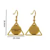 Ganchos Base para Aretes de Acero Inoxidable con Patrones Geométricos Electroplateados al Vacío, Colgantes para Aretes, Marcos Hechos a Mano para DIY