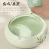 Nuevo Lavador de Pinceles de Cerámica al por Mayor Plato de Tinta Pincel Caligrafía Pintura Francesa Lavador de Pinceles Cubeta Piscina de Tinta Celadón Suministros de Estudio