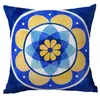 Funda de almohada geométrica de verano de limón para Amazon transfronterizo, tela para el hogar, funda de cojín para sofá, venta directa de fábrica