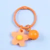 Chaveiro de Estrela de Cinco Pontas Vazada em Acrílico Colorido, Acessório Criativo e Fofo para Fechar Porta, Joia, Pingente de Contas