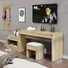 Mueble de TV para habitaciones estándar en hoteles, juego completo de muebles para habitaciones de huéspedes, combinación de muebles sencillos para apartamentos y homestays