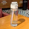 Taza de pajita rebotante de celebridad de internet, simple, gran capacidad, para estudiantes hombres y mujeres, taza de agua portátil, para estudiantes, deportes al aire libre, anticaída