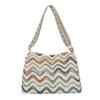 Bolso Bohemio de Lana para Mujer 2024 Nuevo Otoño e Invierno Nicho Versátil Gran Capacidad Bolso de Hombro Bolso Balde a la Moda