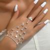 Pulsera de fiesta popular europea y americana al por mayor para mujer, modelo de escenario, borla de actuación, anillo de pulsera femenina 1005#
