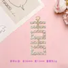 Pingente Dupla Felicidade presente de casamento para noiva decoração de doces pingente acessório para leque DIY pingente único com strass caractere "Felicidade"