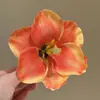 Ci Tang Hua Luo~Ambiente de Primavera Flor de Lirio Azul Pasador Pinza de Pato Super Hada Elegante Pinza para Cabello Suelto Pasador