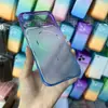 Color Degradado Modelo Nuevo Adecuado para iPhone 17 Pro Funda Protectora Anticaídas para Teléfono Apple 13 Ángulo de Visión Amplio Carcasa Blanda Cubierta Protectora 16