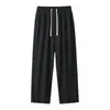 Pantalones Casuales de Seda de Hielo Finos y Sueltos de Verano para Hombre, Pantalones Deportivos Transpirables de Secado Rápido de Moda, Pantalones Largos de Pierna Ancha a la Moda para Hombre