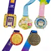 Medalla Personalizada Personalización, Medalla de Bronce Metálica, Medalla de Oro para Competición Deportiva de Maratón, Producción de Medallas para Eventos de Honor, Medallas de Oro y Plata