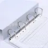 Pasta de bolso A4 de três lados de largura traseira de 2 polegadas Pasta de armazenamento de arquivos de escritório de 4 furos Capa para impressão de pasta de arquivos