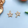 Amazon Explosiones Mixtas 16 KC Sol Dorado Luna Estrella Aleación Colgante DIY Collar Pendientes Accesorios