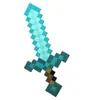 Periférico de Juego Minecraft Eva Espuma Ligera y Suave Arma Juguete de Espuma Espada de Diamante Pico Pistola Subfusil