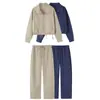 Ins ropa de mujer al por mayor estilo europeo y americano transfronterizo chaquetas y pantalones casuales de tejido técnico 4341739 5427505