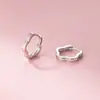 Nalan Plata de Ley S925 Exquisito Simple Estilo Ins Sentido de Diseño de Nicho Hebilla de Oreja de Flor Completa de Diamante Perforado Trasero M06782