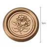 Selo de cera grande 5cm tamanho grande carimbo de pintura a fogo adesivo LOGO design personalizado para selo de cera de vedação de envelope adesivo
