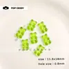 Nuevos Accesorios de Resina de Caramelo de Oso Multicolor Material Hecho a Mano para Bricolaje Cadena para Teléfono Móvil Hecha a Mano con Cuentas Colgante Joyería