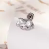 Nuevo Dibujo Animado Lindo de Hensen Perro con Orejas Grandes y Lazo Piercing de Cartílago Exquisito Clavo de Hueso del Oído