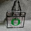 Bolsa Tote Transparente con Cierre de PVC al por Mayor Bolsa de Hombro Bolsa de Compras de PVC Bolsa de Playa de PVC