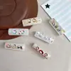 Bolsa de teléfono redonda de dos agujeros, translúcida, con estampado de polvo dorado de dibujos animados, cadena para teléfono, dos piezas, cuentas sueltas para joyería hecha a mano DIY