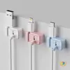 Organizador de Cables Tipo Palanca para Escritorio y Coche, Clip para Gestión y Almacenamiento de Cables de Datos, Clip para Cable de Carga de Teléfono Móvil, Soporte para Enchufes