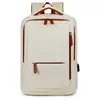 Mochila Nueva Bolso de Doble Hombro Mujer Gran Capacidad USB Mochila de Hombre Bolsa de Viaje para Estudiante Bolsa de Viaje Casual de Negocios