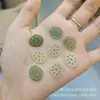 Colgante de Jade Natural Hetian de Xinjiang de Paz y Seguridad para Hombres y Mujeres, Colgante de Jade de Buda Guanyin, Venta al por Mayor en Transmisión en Vivo en Stock